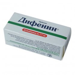 Дифенин (Фенитоин) таблетки 117мг №60 в Томске и области фото